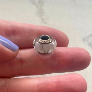 White Glass Pandora bead